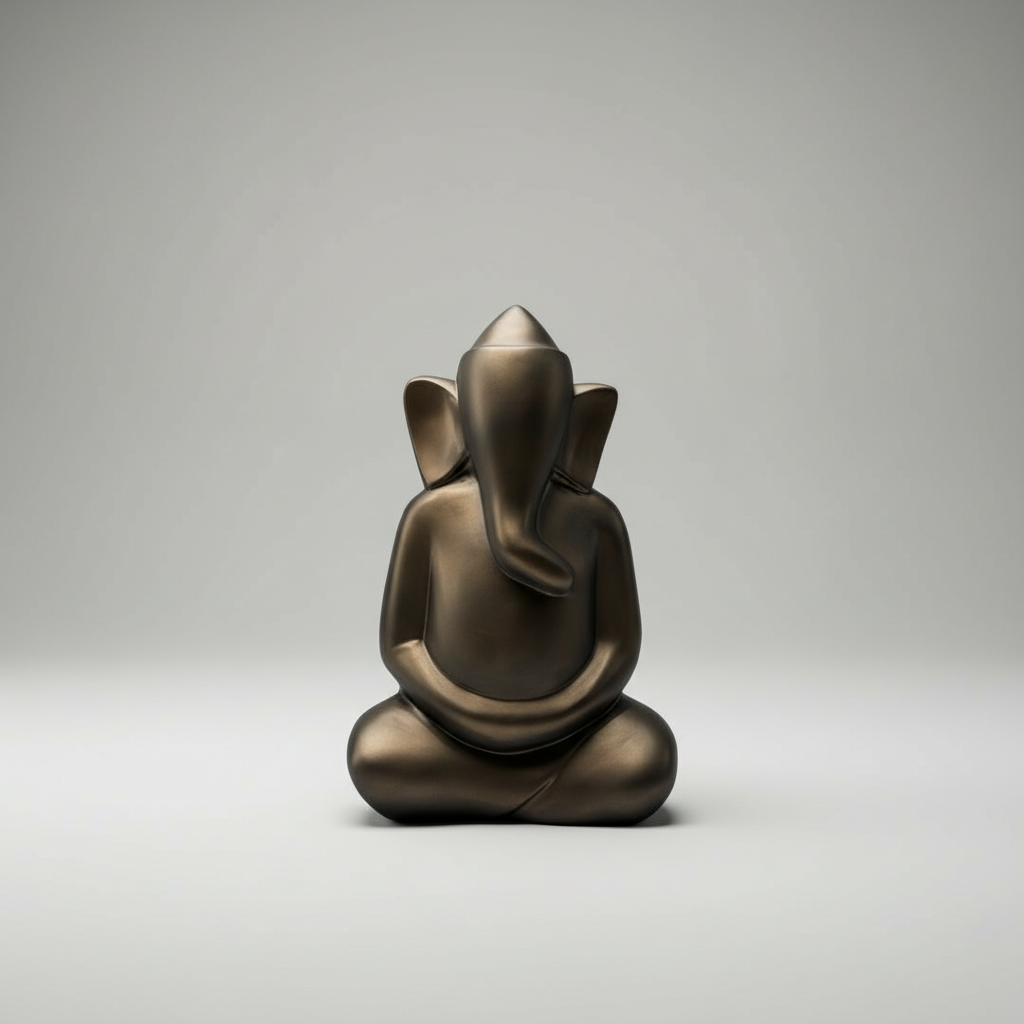 Ganesha Golden Large Statue for Entrances