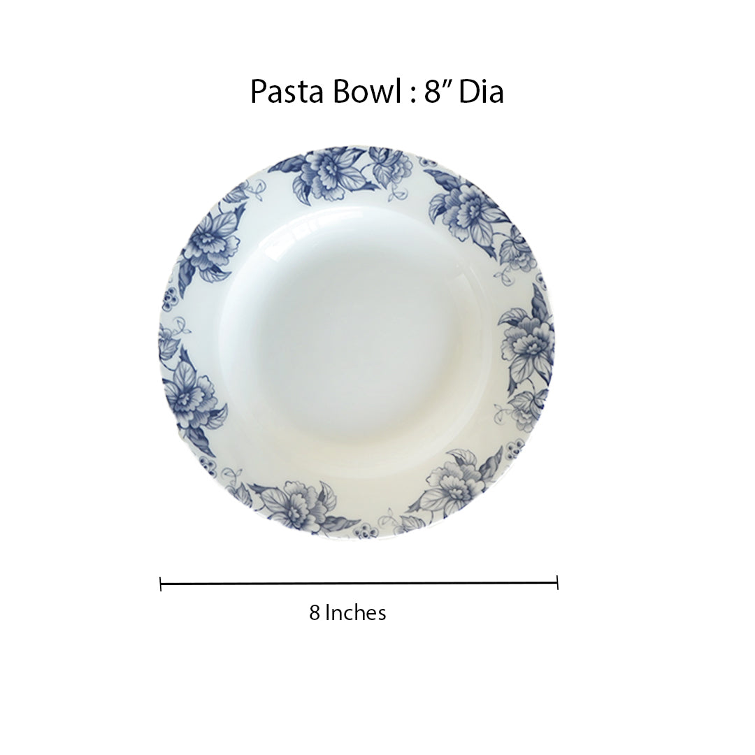 Apricus Bone China White pasta bowl