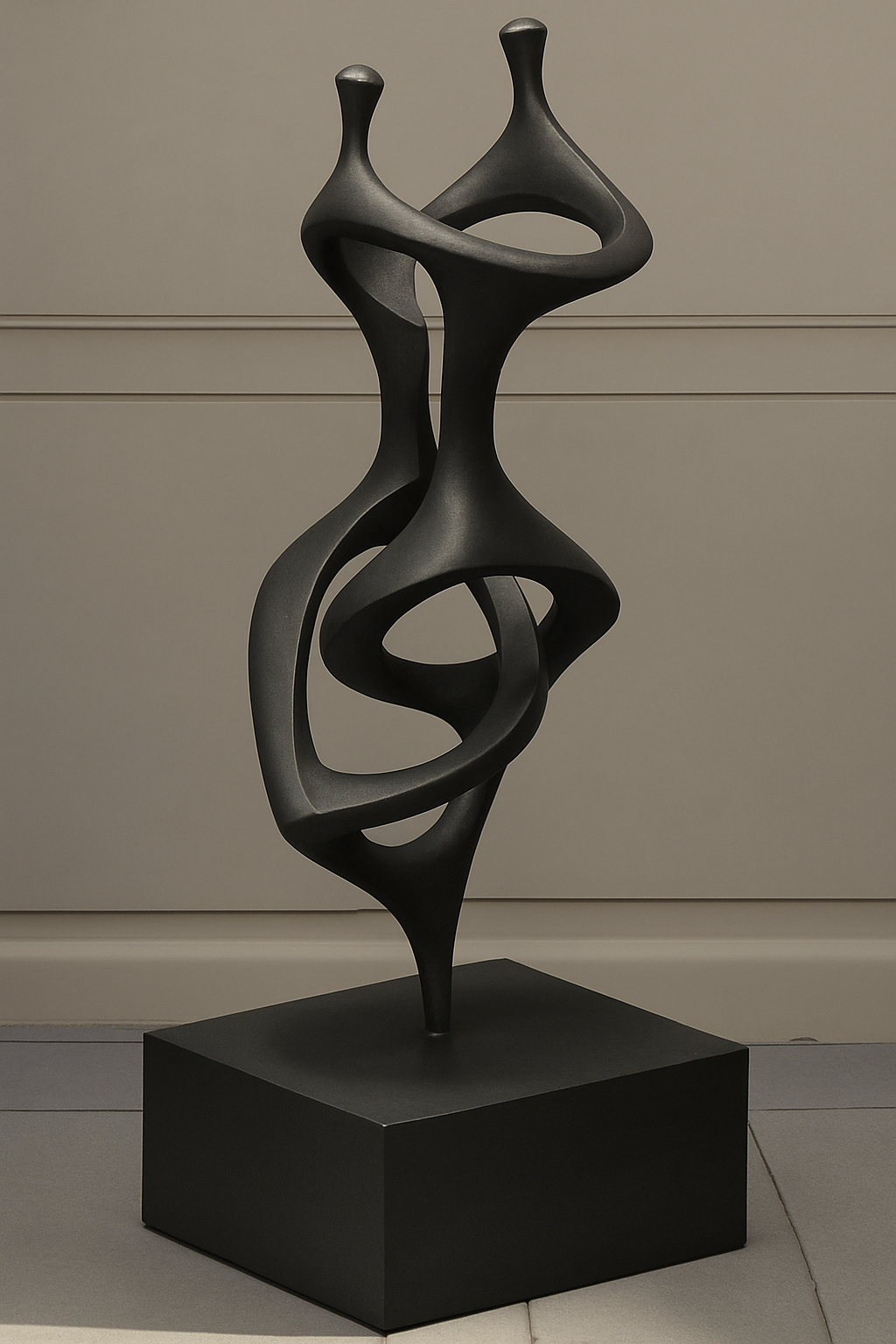 Melia Dancing Large Metal Sculpture – Modern 6 Ft Statement Art