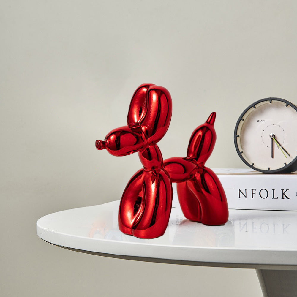 Living Room Ballon Dog Sculpture (RED)