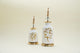 White Gold Leaf Antique Decor Showpiece (Set of 2)
