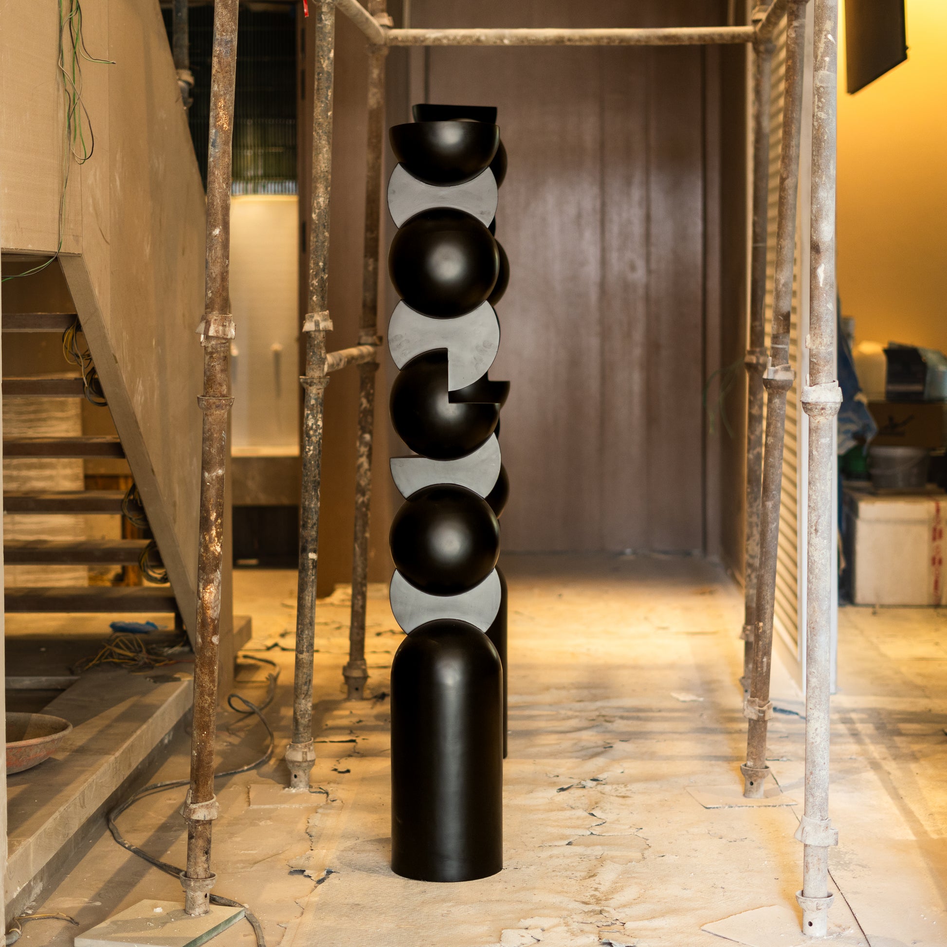 Wabi Sabi Wood Tall Sculpture