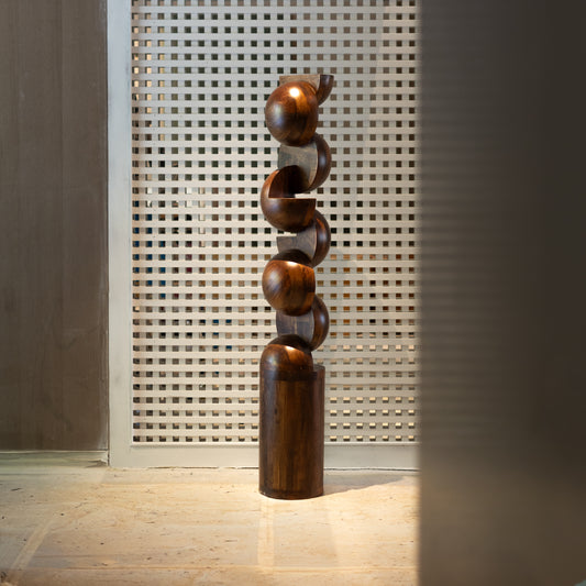 Walnut Large Wooden Totem (5 Feet)