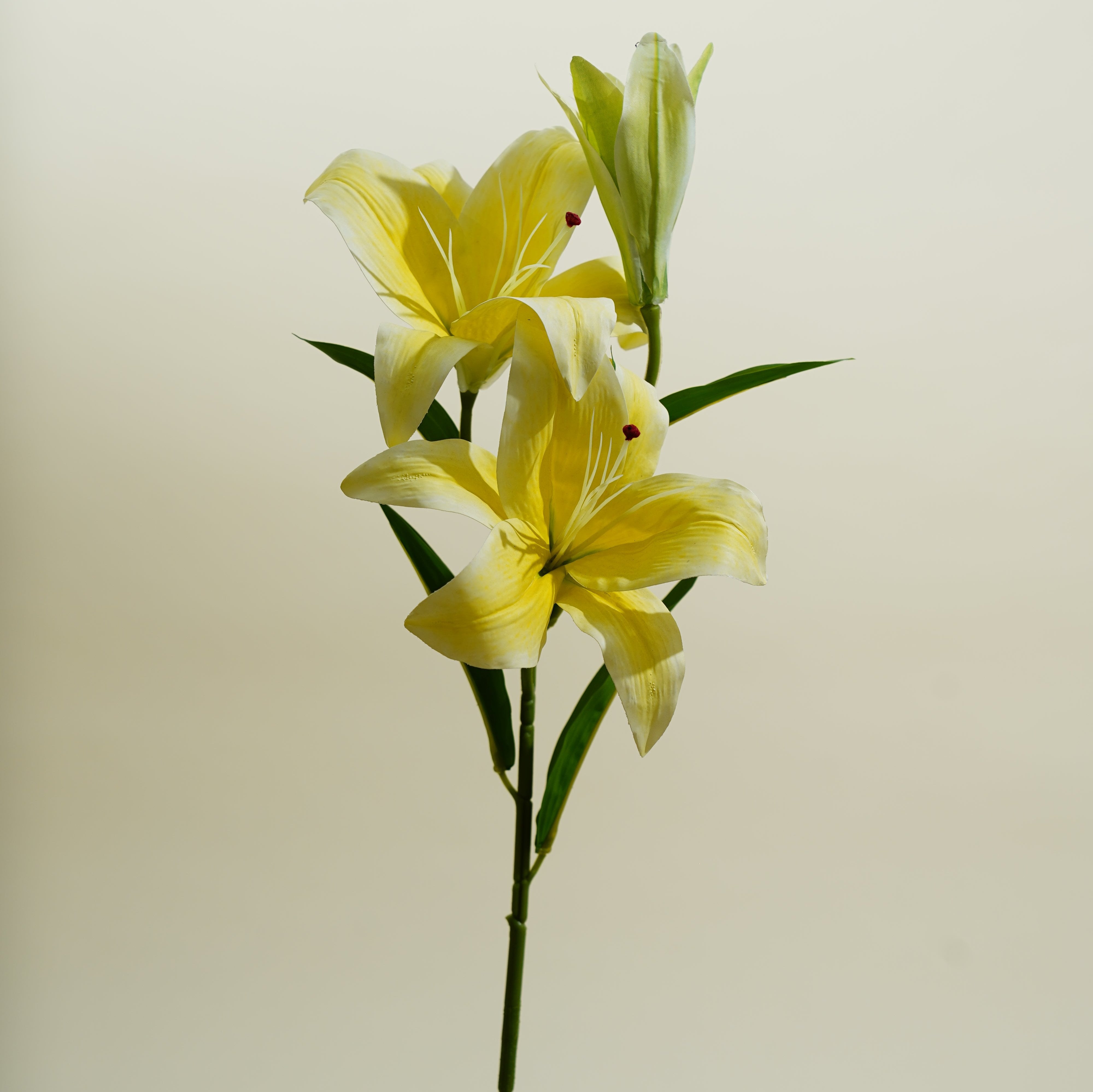 Flowers From Rgv Yellow Oriental Lily Artificial Flower Stem – The Decor Circle