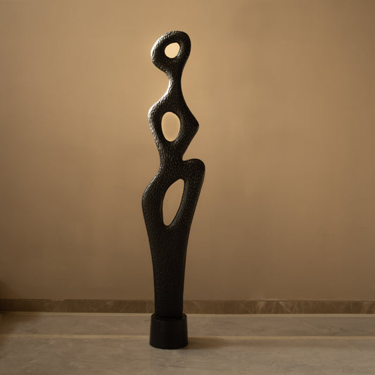 Aman Metal Abstract Sculpture for Living Room (5 Feet)