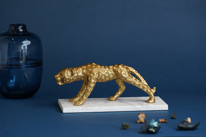 Augustus Leopard Table Sculpture