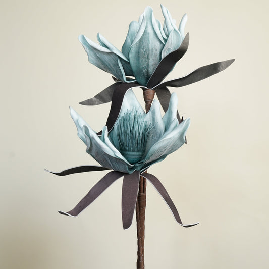 Blue Magnolia Foam Flower