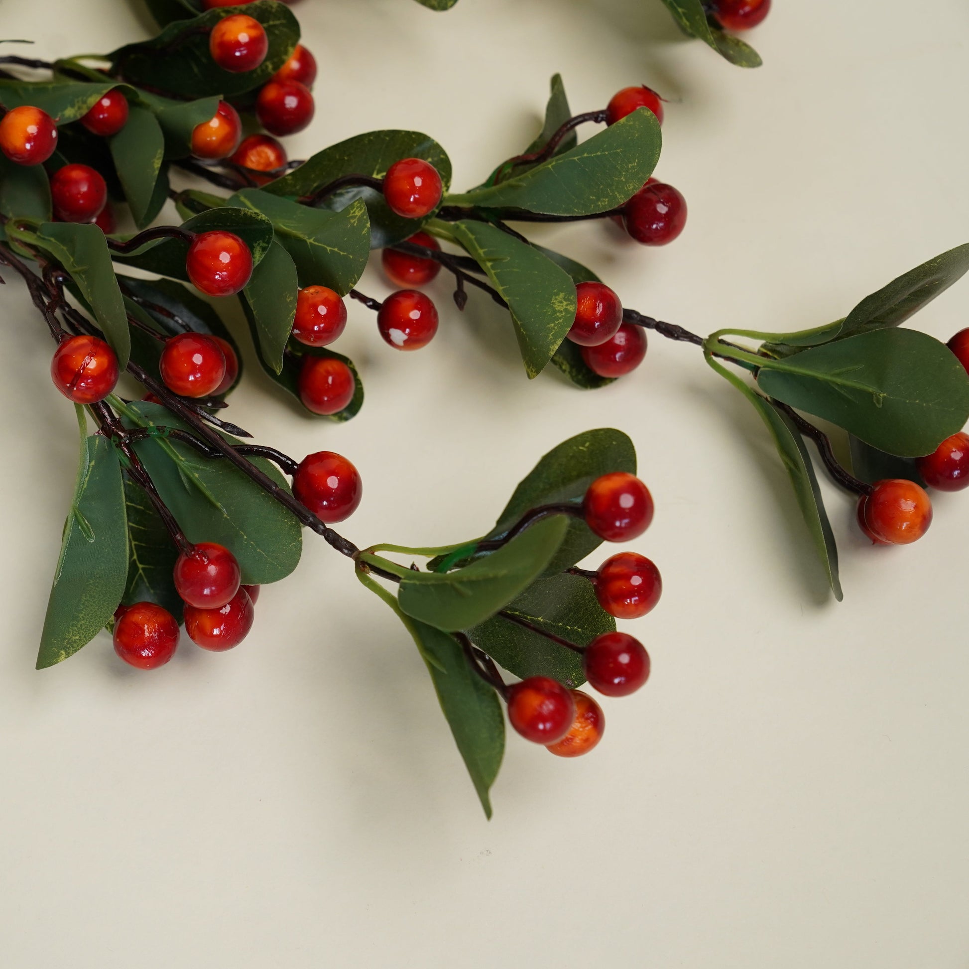 Red Berry Branch Flower Stem