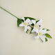 White Oriental Lily Artificial Flower Stem