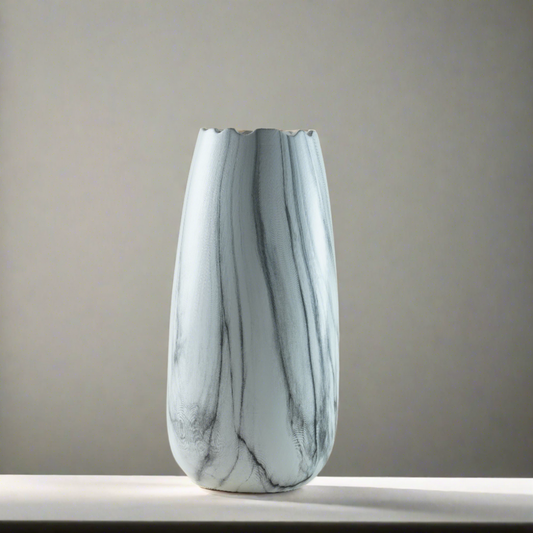 Marmor Marble White Vase (Large)