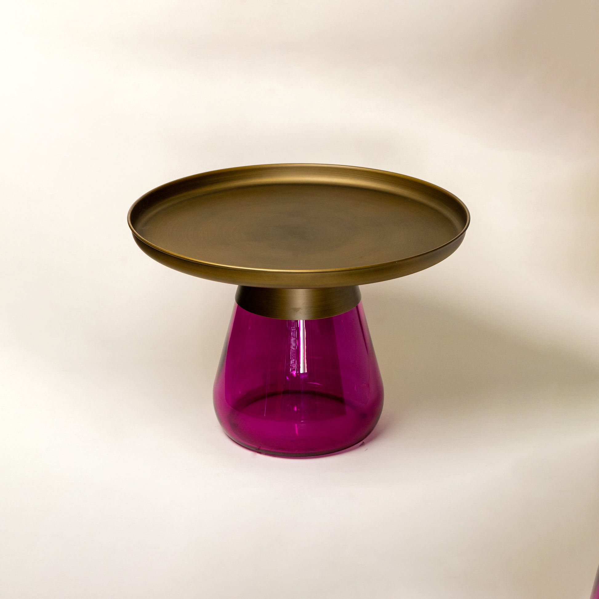 Speculo Glass Pink Coffee Table (24 Inches) – The Decor Circle