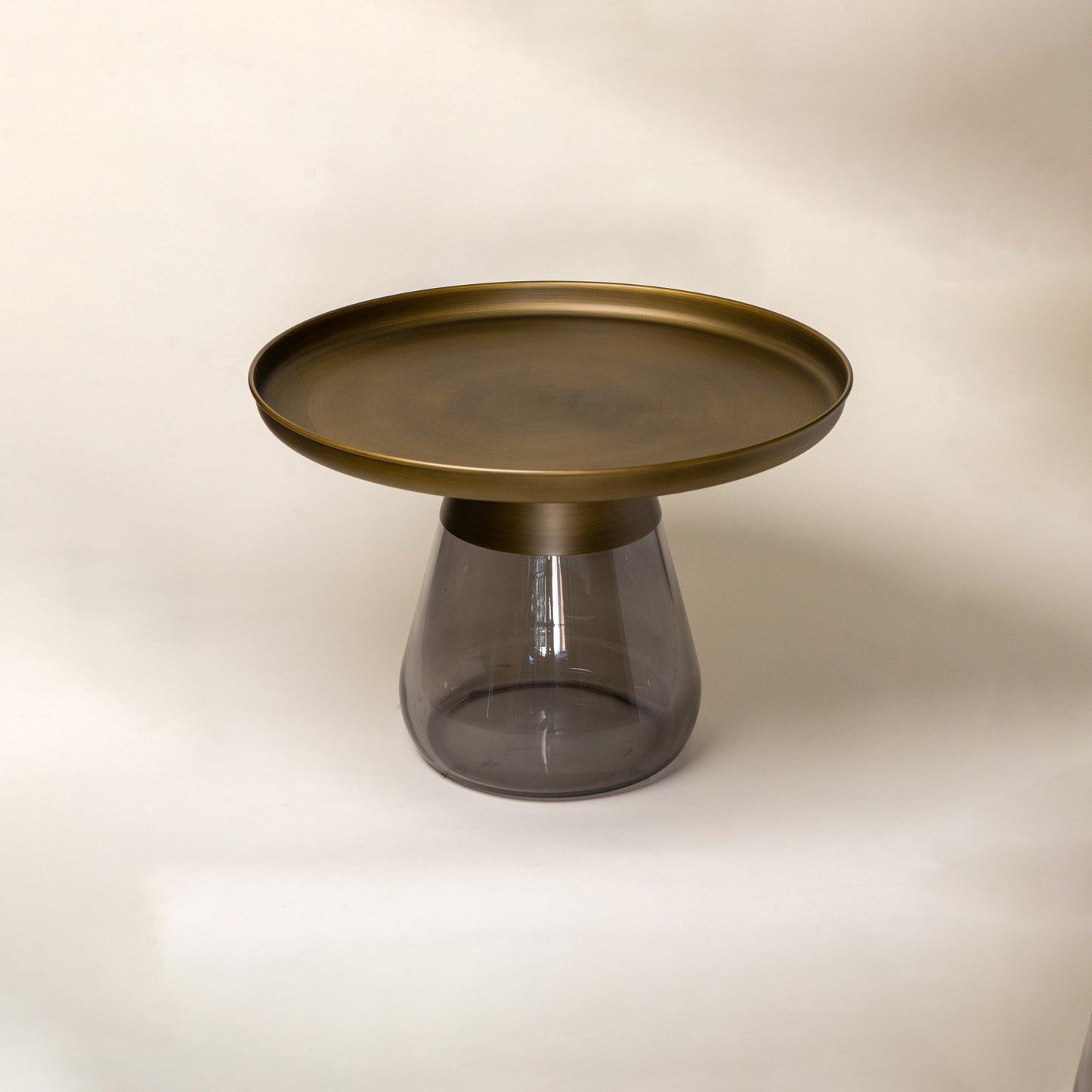 Speculo Black Glass Coffee Table (24 Inches)