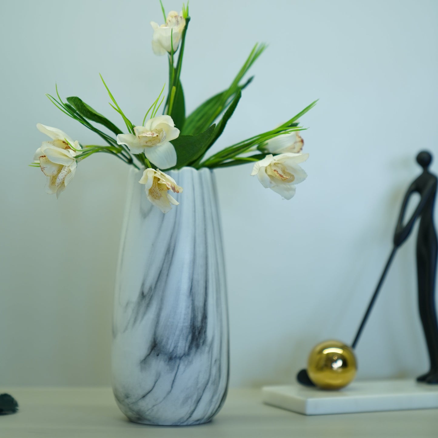Marmor Marble Ceramic Vase (Small)