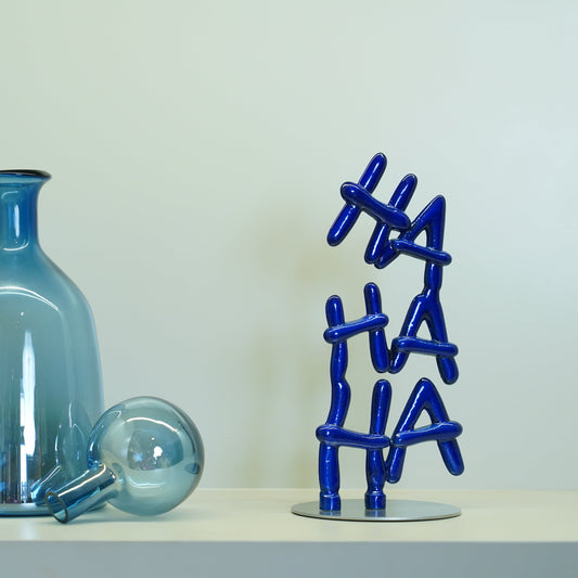 Living Room Playful Sculpture (Blue)