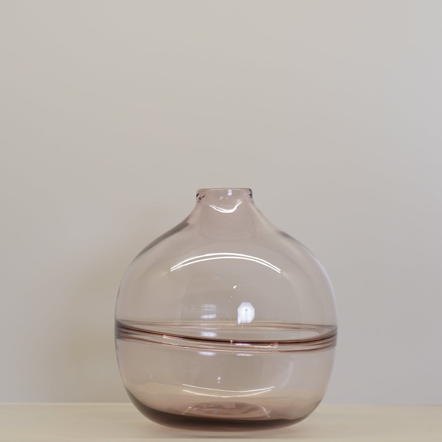Animus Pink Glass Vase (Small)