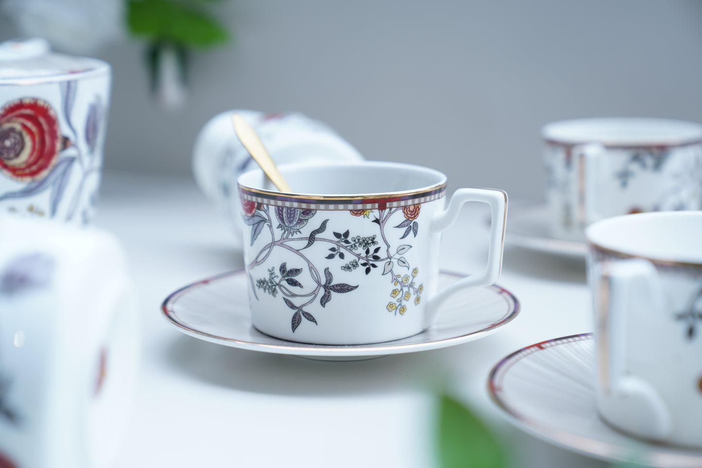 Marigold Bonechina Tea Set ( set of 15 pcs)