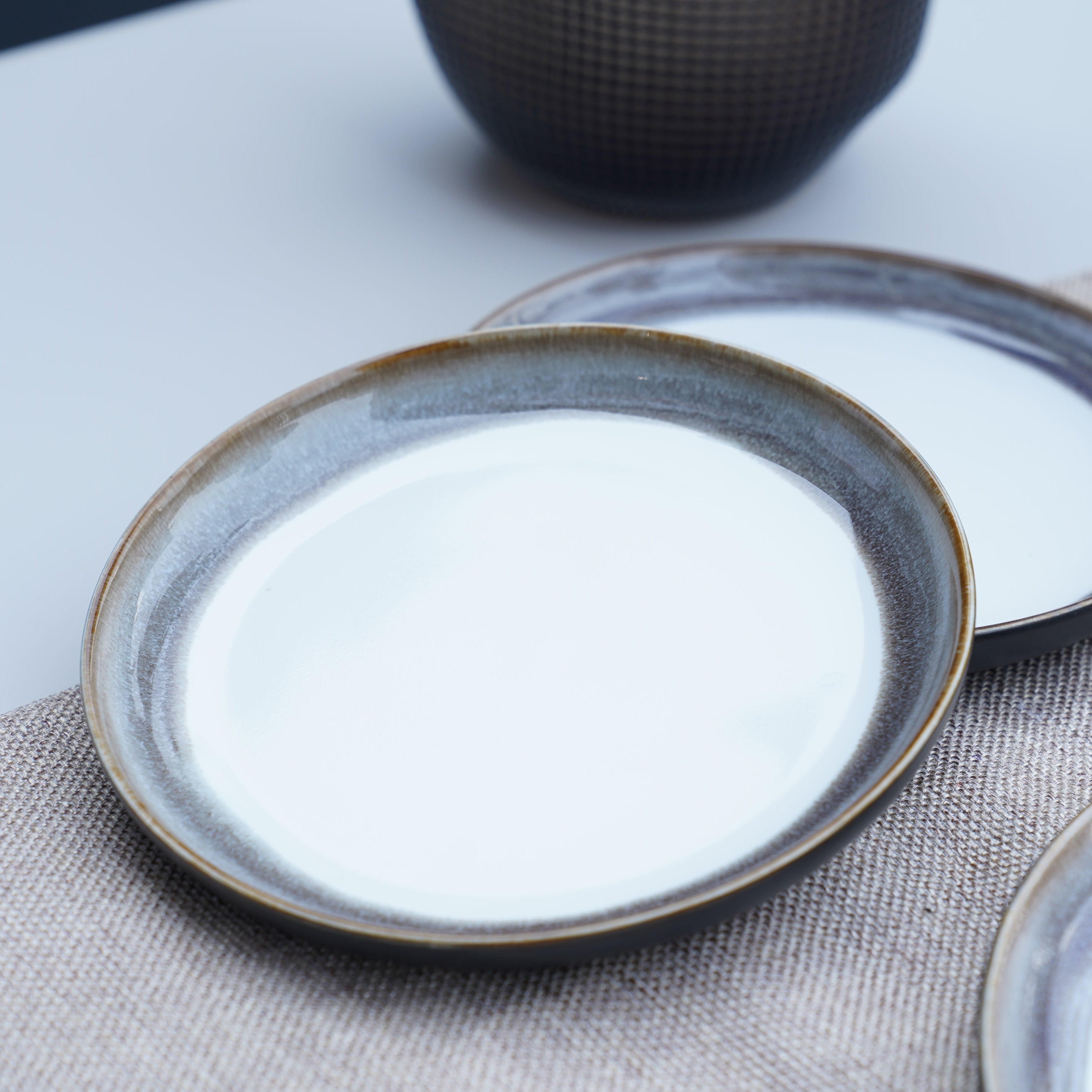 Marmor Earthy White Ceramic Side Plate – The Decor Circle