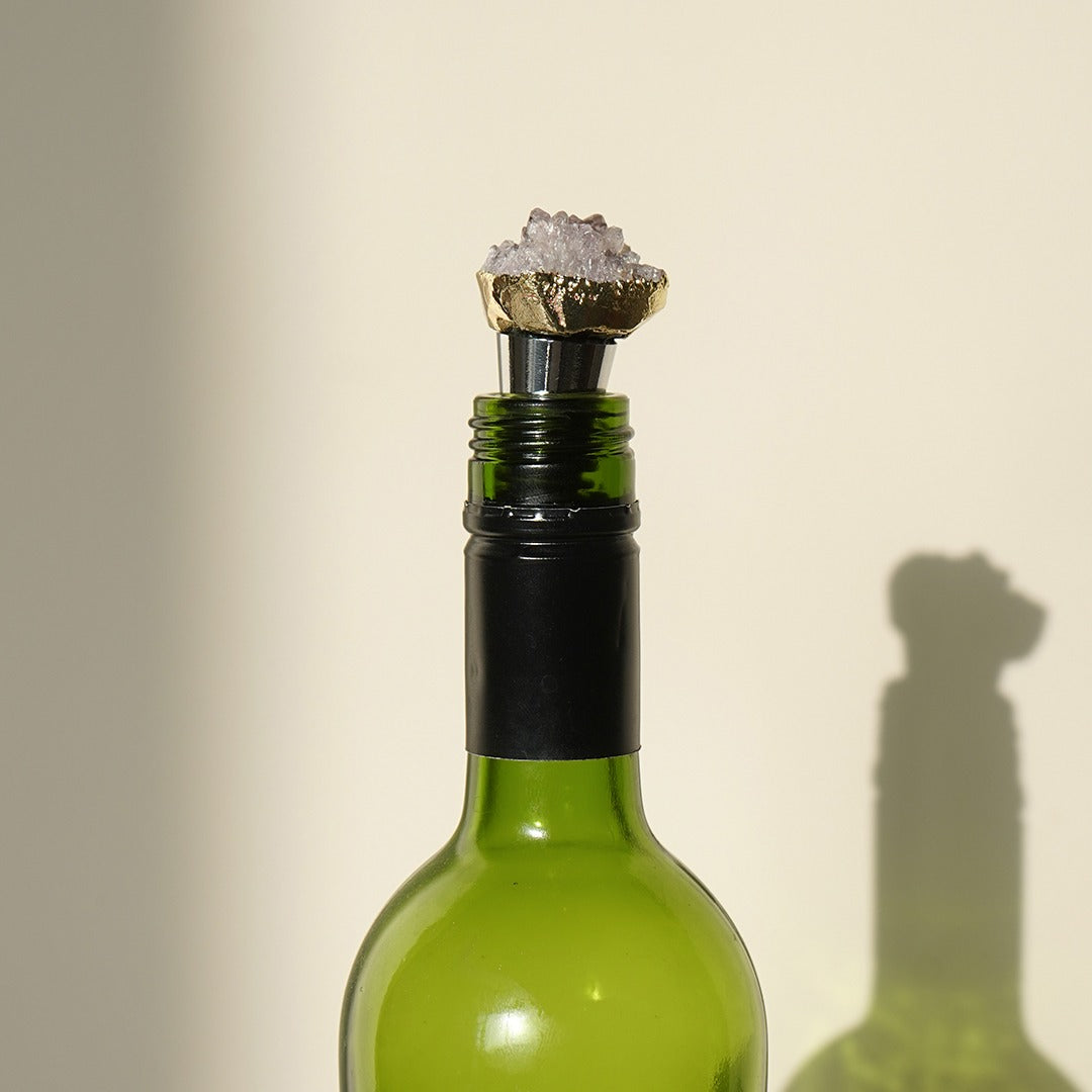 Amethyst wine/bottle stopper