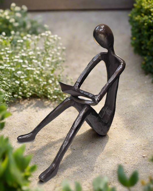 Curious Man Garden Sculpture ( 3 feet)