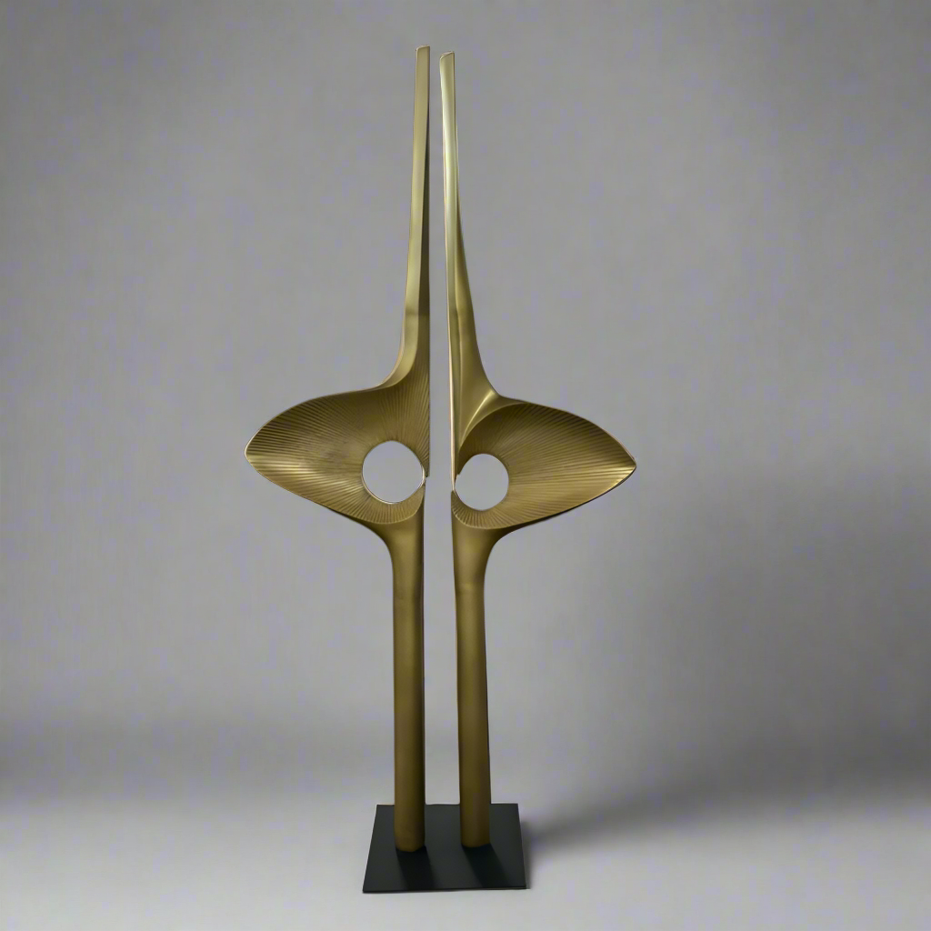 Bellator Large Metal Sculpture for Lobby (5.6 Feet)