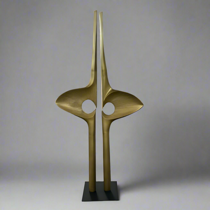 Bellator Large Metal Sculpture for Lobby (5.6 Feet)