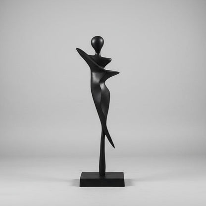 Mi Amor Lady Metal Sculpture for Living room (3 feet)