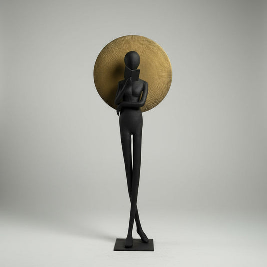 Arcanum Woman sculpture with Dome (5 feet)
