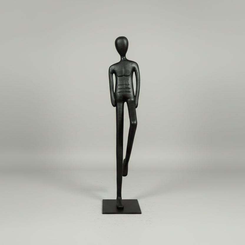 Wanderer Man Metal Sculpture (4.6 Feet)