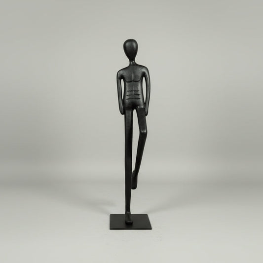 Wanderer Man Metal Sculpture (4.6 Feet)