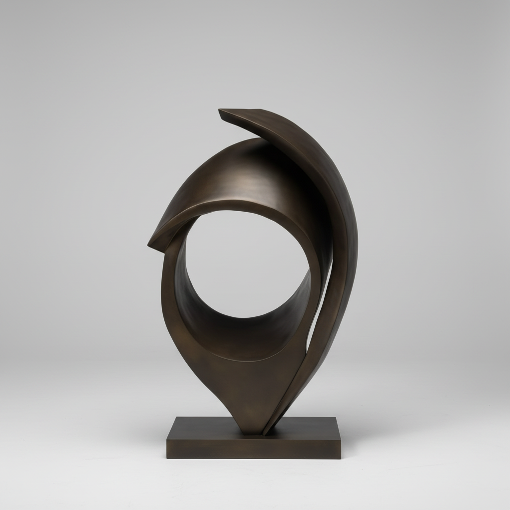 Fountaina Large Metal Sculpture for Courtyard (6 Feet)