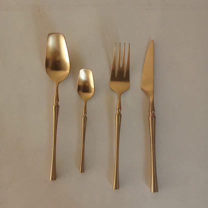 Indomitus Gold Flatware Set (Set of 24pcs)