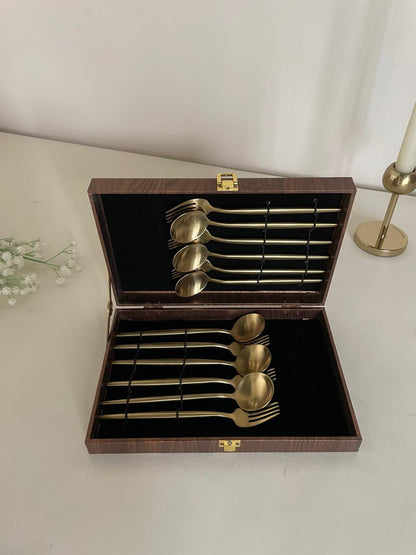 Nordic Gold Starter Cutlery Set (Set of 12)