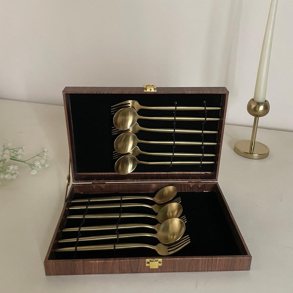 Nordic Gold Starter Cutlery Set (Set of 12)