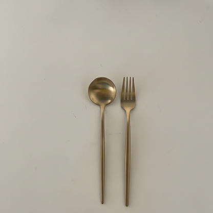 Nordic Gold Starter Cutlery Set (Set of 12)