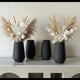 Wabi Sabi Black vases (Set of 4)