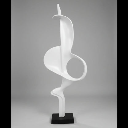 Indomitus Living Room Large White Sculpture