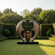 Developer Real Estate Large Entrance Metal sculpture (10 feet)