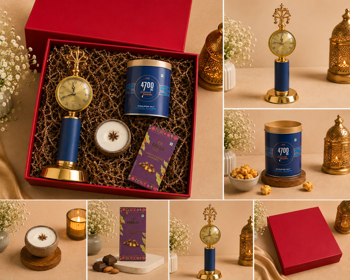 Timeless Clock Diwali Gift Hamper