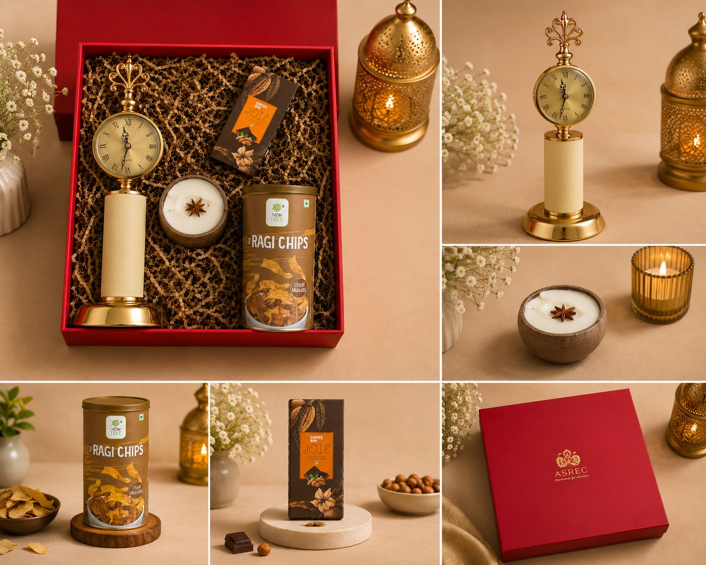 Timeless Clock Diwali Gift Hamper