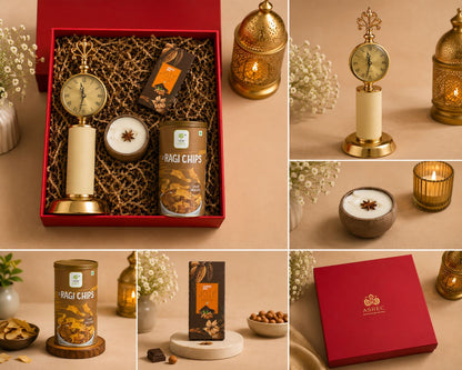 Timeless Clock Diwali Gift Hamper