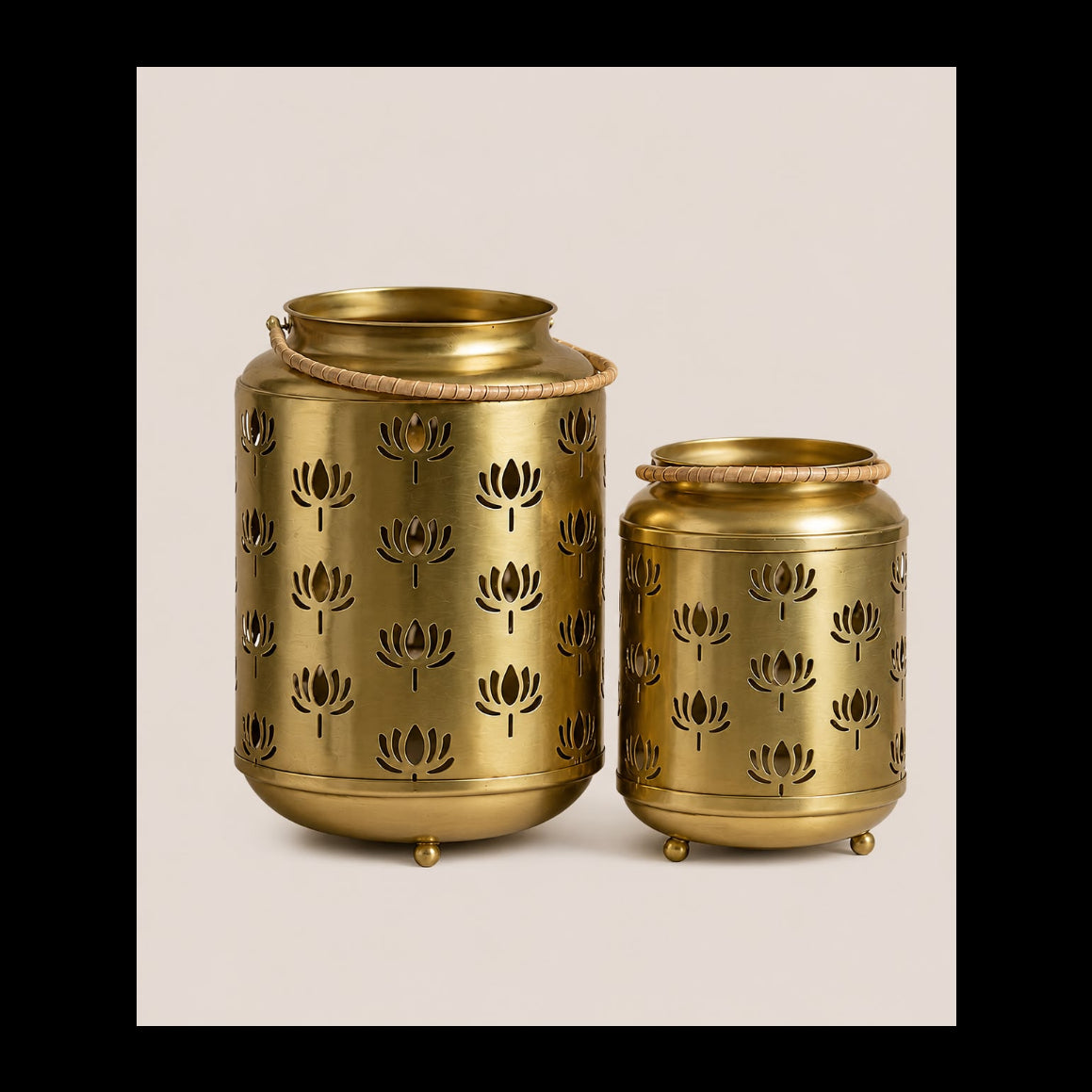 Premium Lotus Lantern Set | Diwali Gift Set