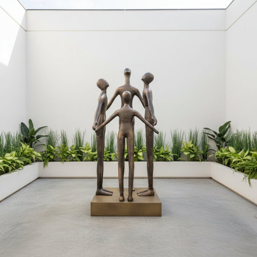 La Familia Large Sculpture for Courtyard