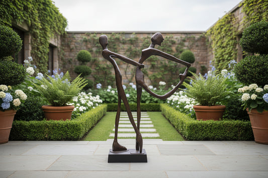 Amantes Dancing Courtyard Big Sculpture for Homes