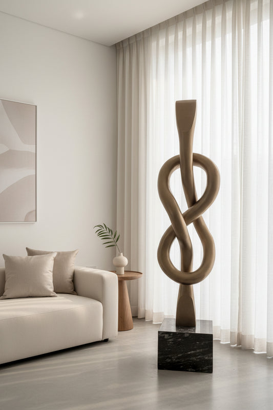 Nodos Spiral Floor Living Room sculpture