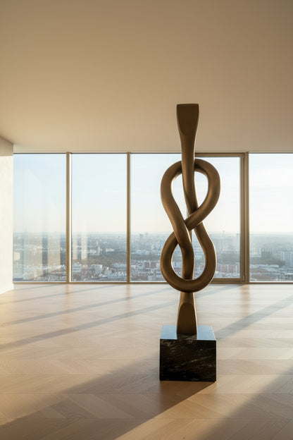 Nodos Spiral Floor Living Room sculpture