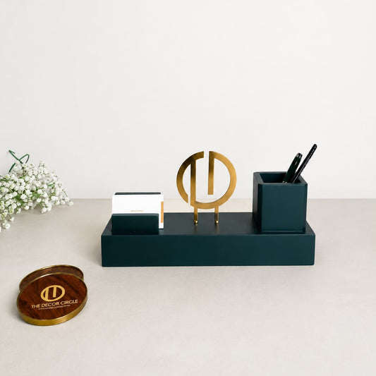 Company Logo Executive Desk Organizer (Custom)