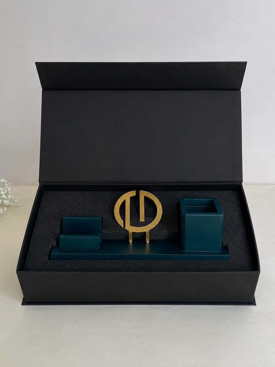 Company Logo Executive Desk Organizer (Custom)