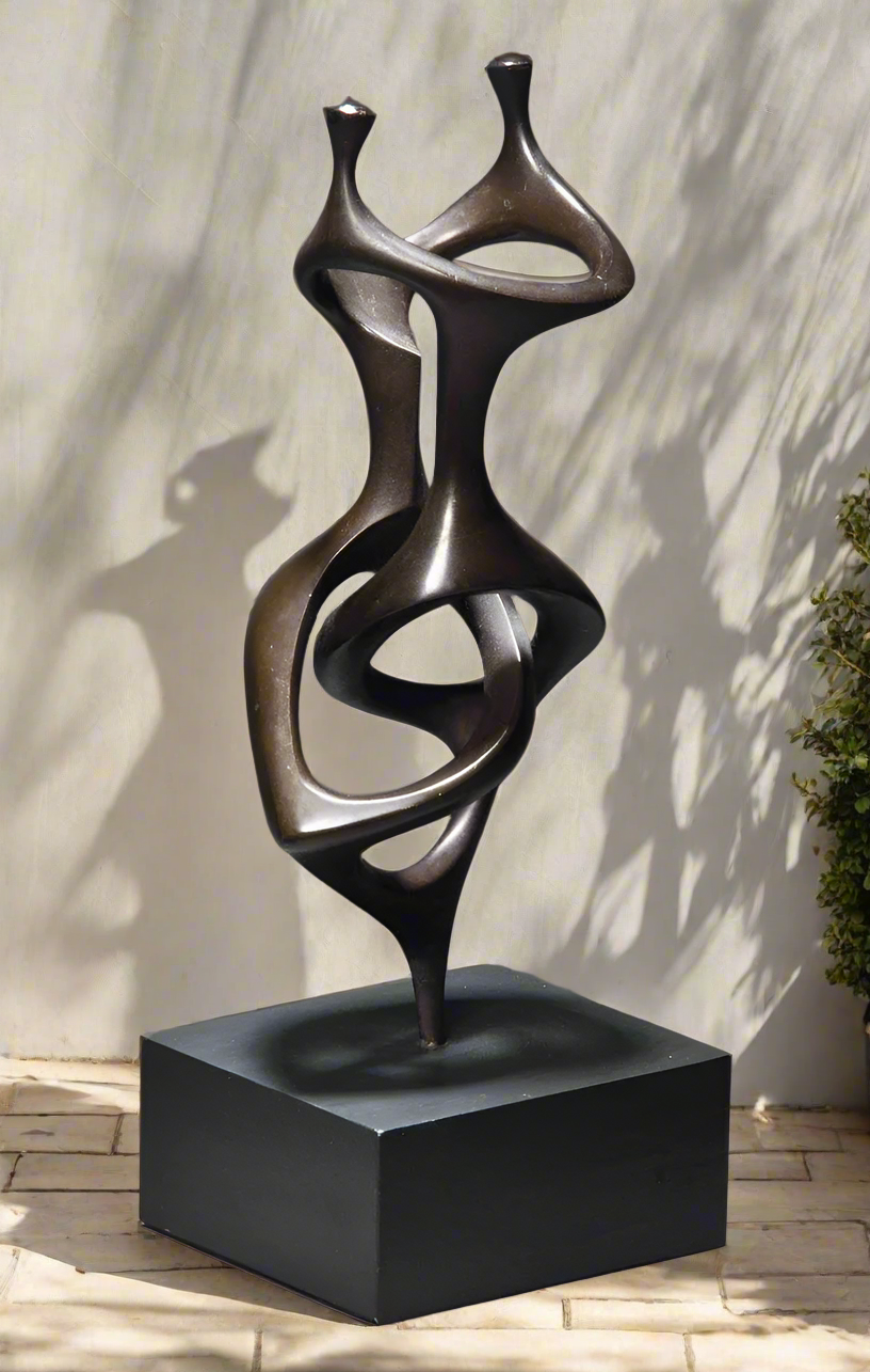 Melia Dancing Large Metal Sculpture for living room
