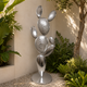 Arido Forma – Silver Cactus Sculpture for living room (5 Feet)