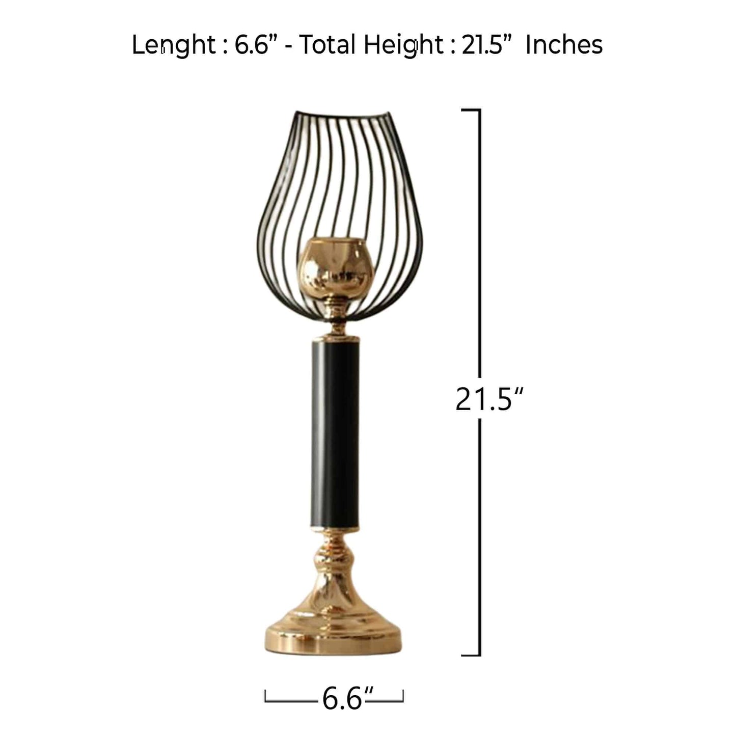 Elysian Antique Vintage Pillar Candle Stand (Large)